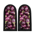 Eggplant Print Skillet Handle Cover