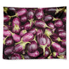 Eggplant Print Tapestry