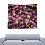 Eggplant Print Tapestry