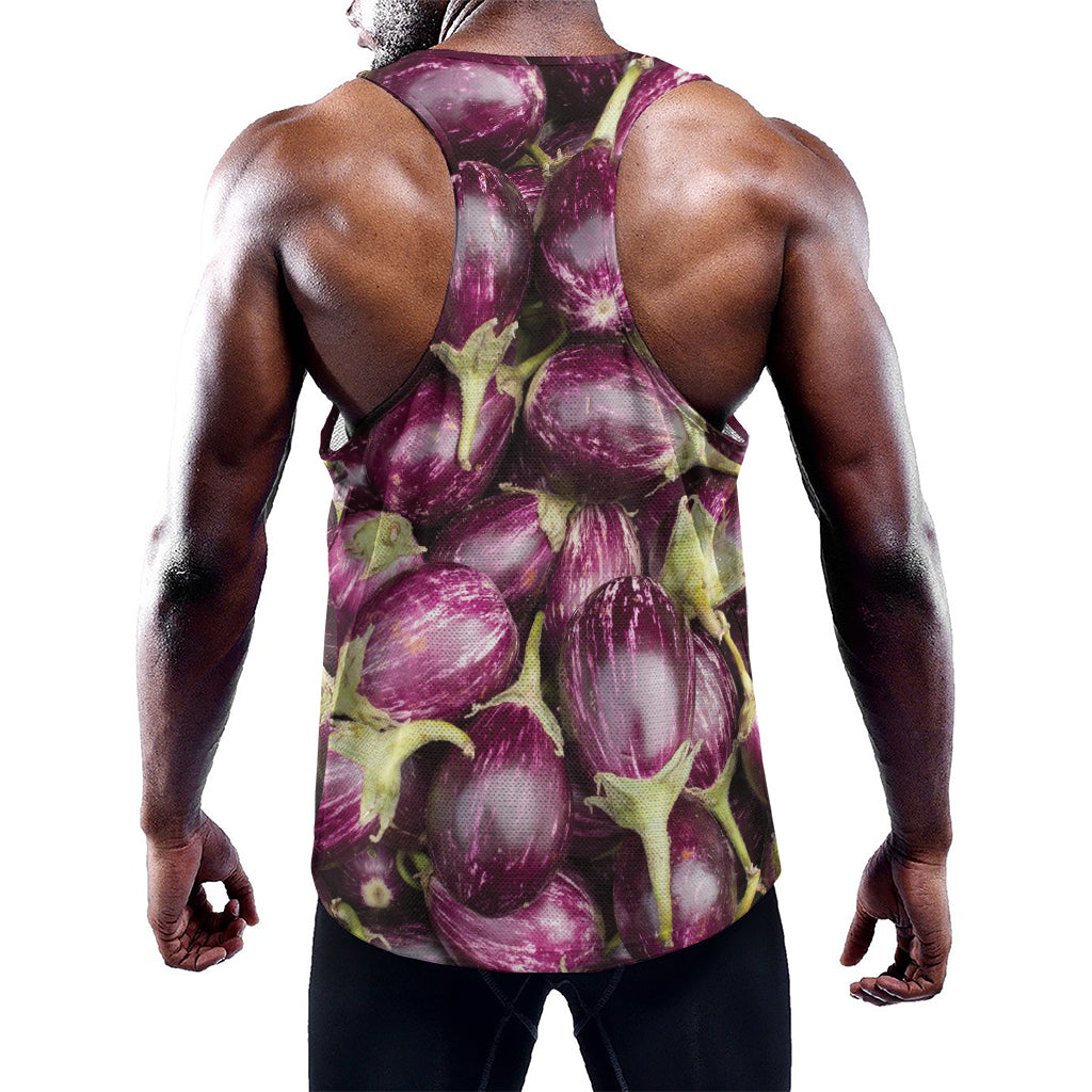 Eggplant Print Training Tank Top