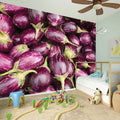 Eggplant Print Wall Sticker