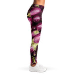 Eggplant Print Women's Leggings