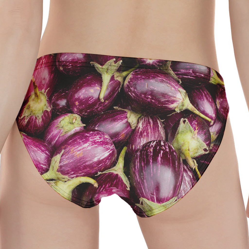 Eggplant Print Women's Panties