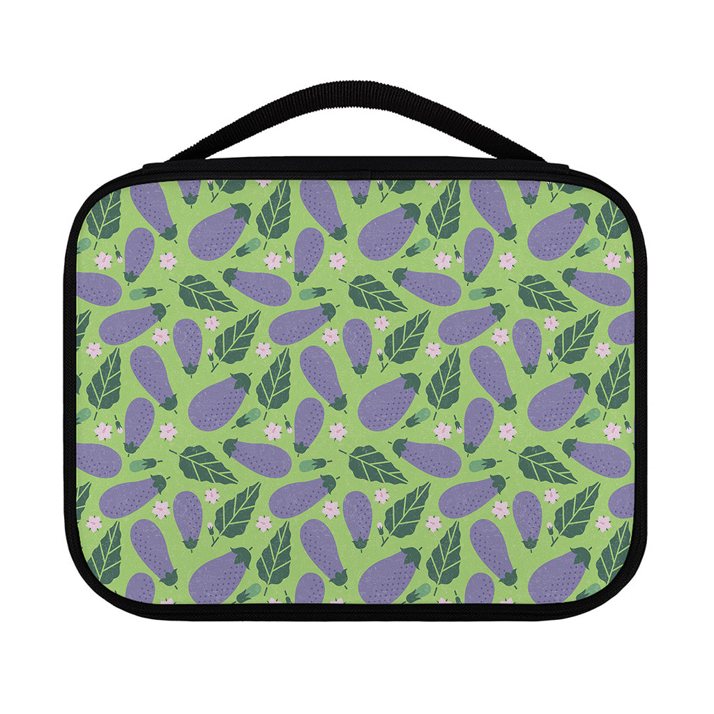 Eggplant With Leaves And Flowers Print Classic Bible Case