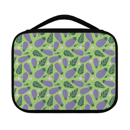 Eggplant With Leaves And Flowers Print Classic Bible Case