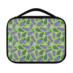 Eggplant With Leaves And Flowers Print Classic Bible Case