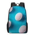 Eggs Pattern Print 17 Inch Backpack