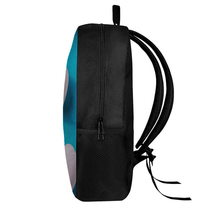 Eggs Pattern Print 17 Inch Backpack