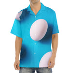 Eggs Pattern Print Aloha Shirt