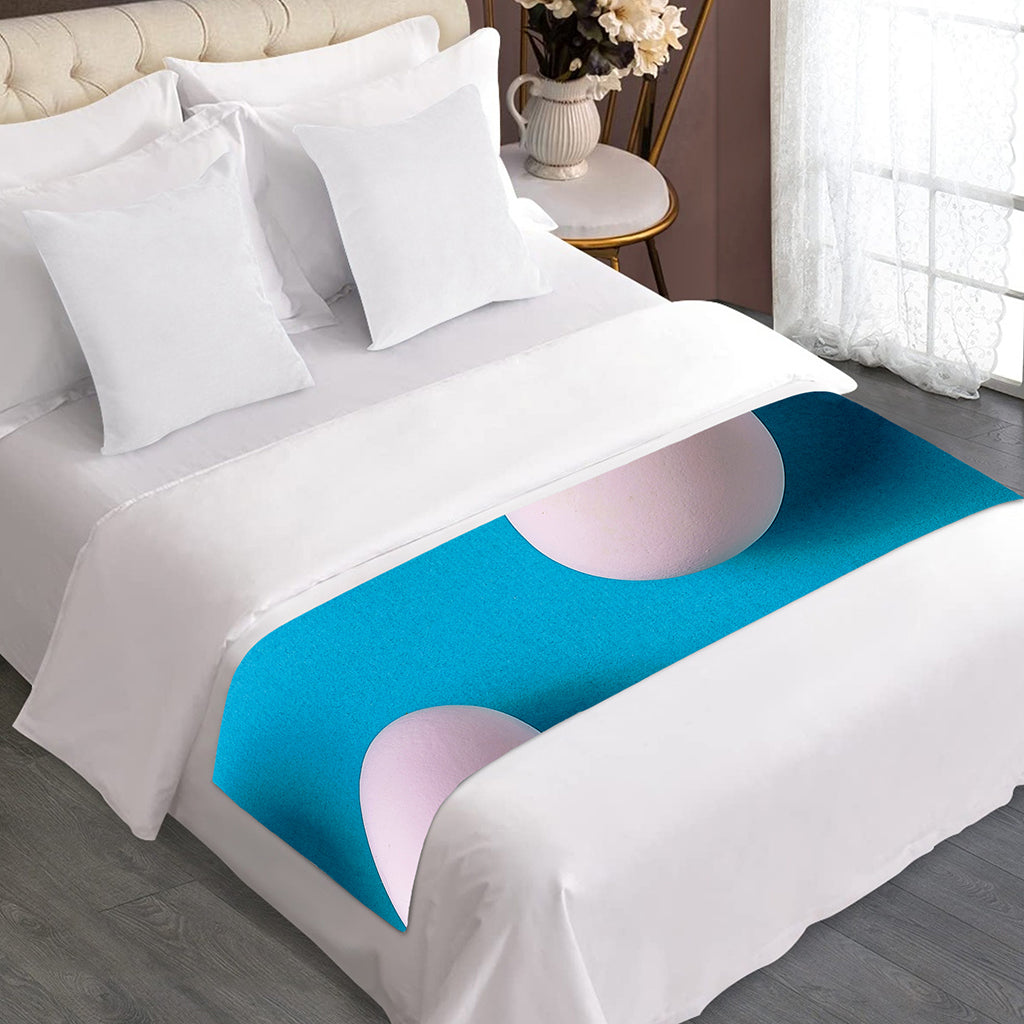 Eggs Pattern Print Bed Runner