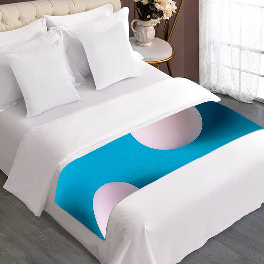 Eggs Pattern Print Bed Runner