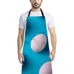 Eggs Pattern Print Bib Apron With Pocket