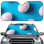 Eggs Pattern Print Car Windshield Sun Shade