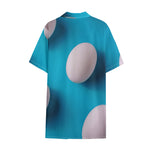 Eggs Pattern Print Cotton Hawaiian Shirt