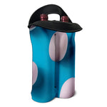 Eggs Pattern Print Double Neoprene Wine Tote