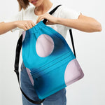 Eggs Pattern Print Drawstring Backpack