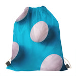 Eggs Pattern Print Drawstring Bag