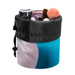 Eggs Pattern Print Drawstring Makeup Bag