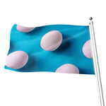 Eggs Pattern Print Flag