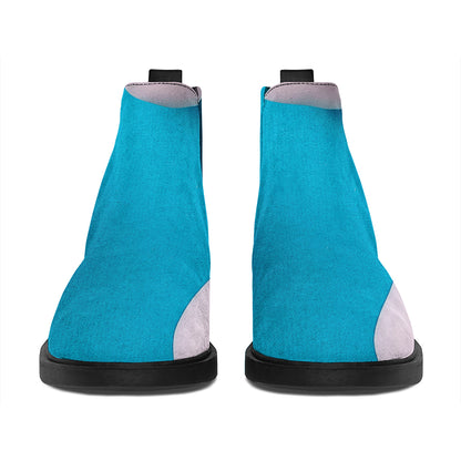 Eggs Pattern Print Flat Ankle Boots