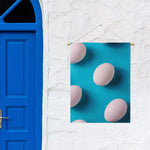 Eggs Pattern Print Garden Flag
