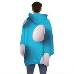 Eggs Pattern Print Hoodie Blanket