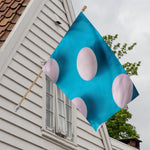 Eggs Pattern Print House Flag
