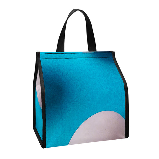 Eggs Pattern Print Insulated Lunch Tote
