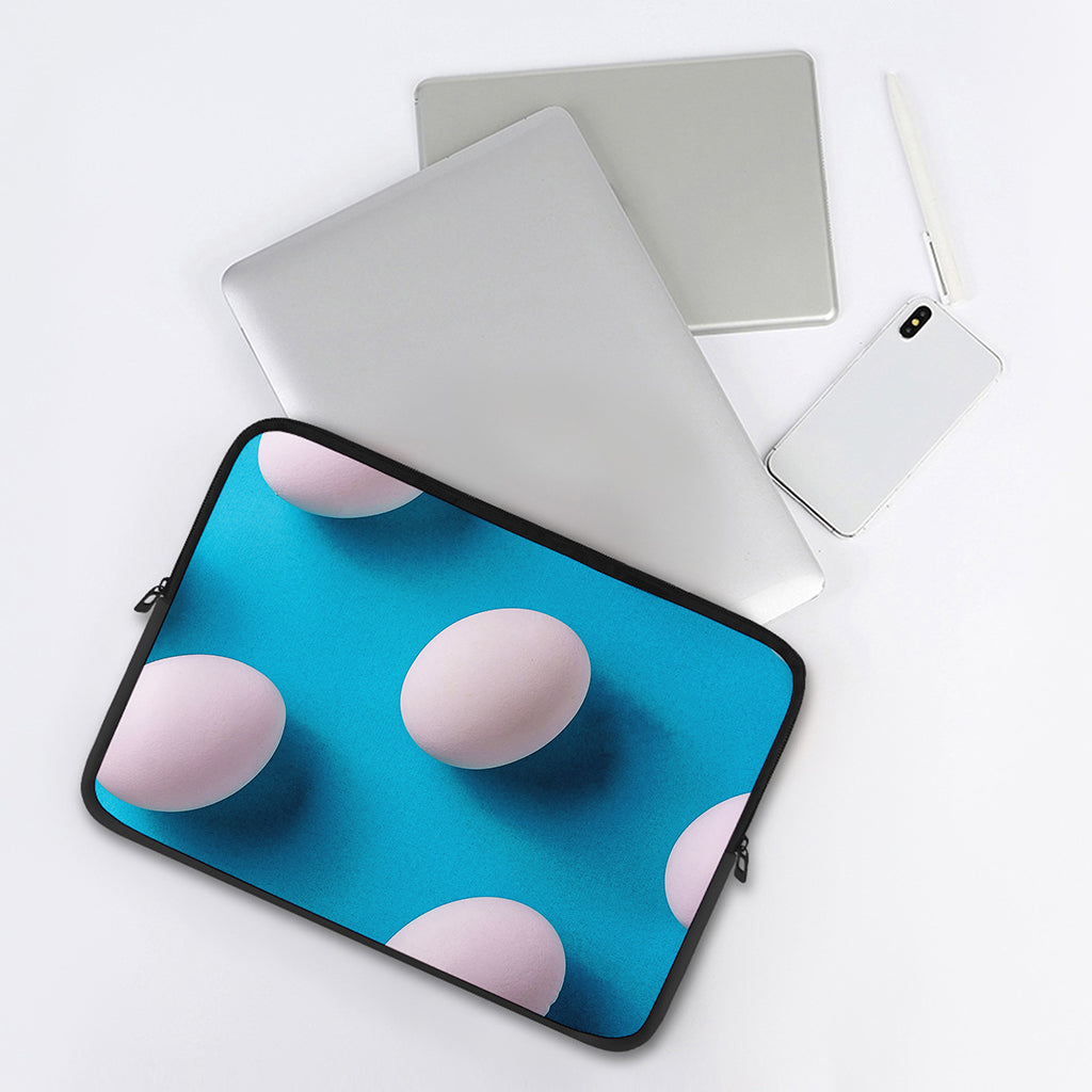Eggs Pattern Print Laptop Sleeve