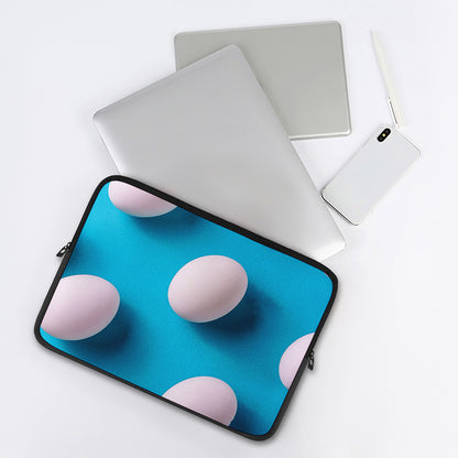 Eggs Pattern Print Laptop Sleeve