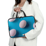 Eggs Pattern Print Laptop Sleeve With Handle