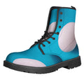 Eggs Pattern Print Lace-Up Boots