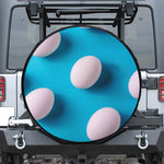 Eggs Pattern Print Leather Spare Tire Cover