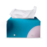 Eggs Pattern Print Leather Tissue Box Cover