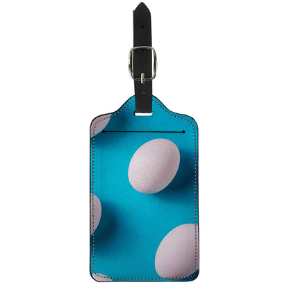 Eggs Pattern Print Luggage Tag
