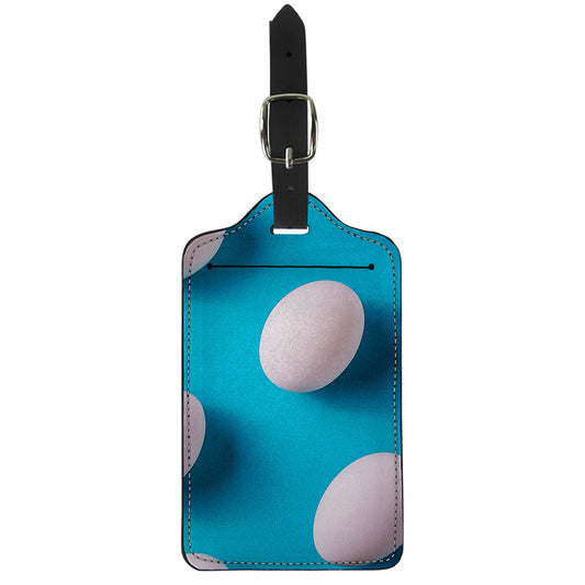 Eggs Pattern Print Luggage Tag