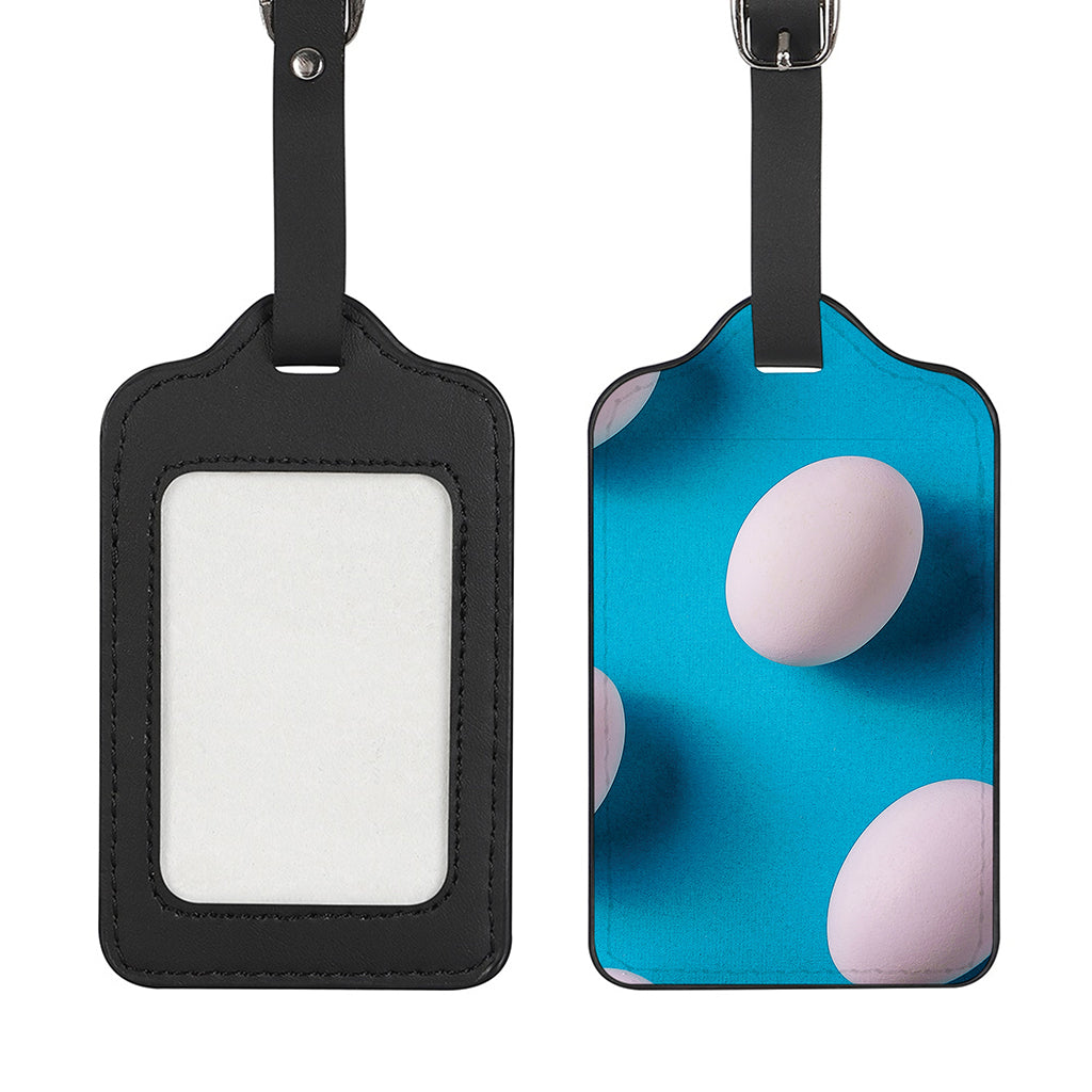Eggs Pattern Print Luggage Tag