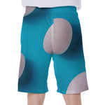 Eggs Pattern Print Men's Beach Shorts