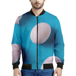 Eggs Pattern Print Men's Bomber Jacket