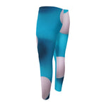 Eggs Pattern Print Men's Compression Pants
