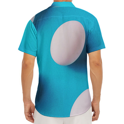 Eggs Pattern Print Men's Deep V-Neck Shirt