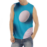 Eggs Pattern Print Men's Fitness Tank Top