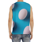 Eggs Pattern Print Men's Fitness Tank Top