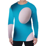 Eggs Pattern Print Men's Long Sleeve T-Shirt