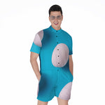 Eggs Pattern Print Men's Rompers