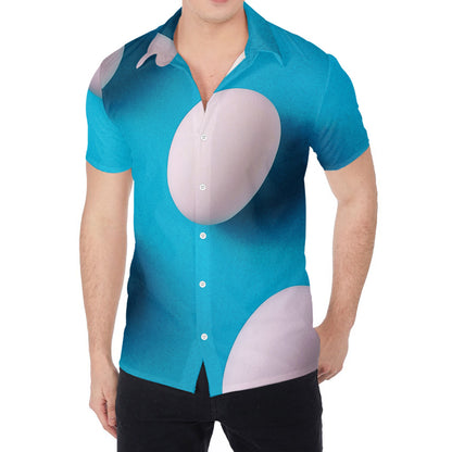 Eggs Pattern Print Men's Shirt
