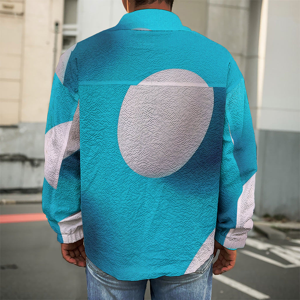 Eggs Pattern Print Men's Shirt Jacket
