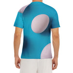 Eggs Pattern Print Men's Short Sleeve Rash Guard