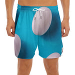 Eggs Pattern Print Men's Split Running Shorts