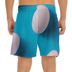 Eggs Pattern Print Men's Split Running Shorts